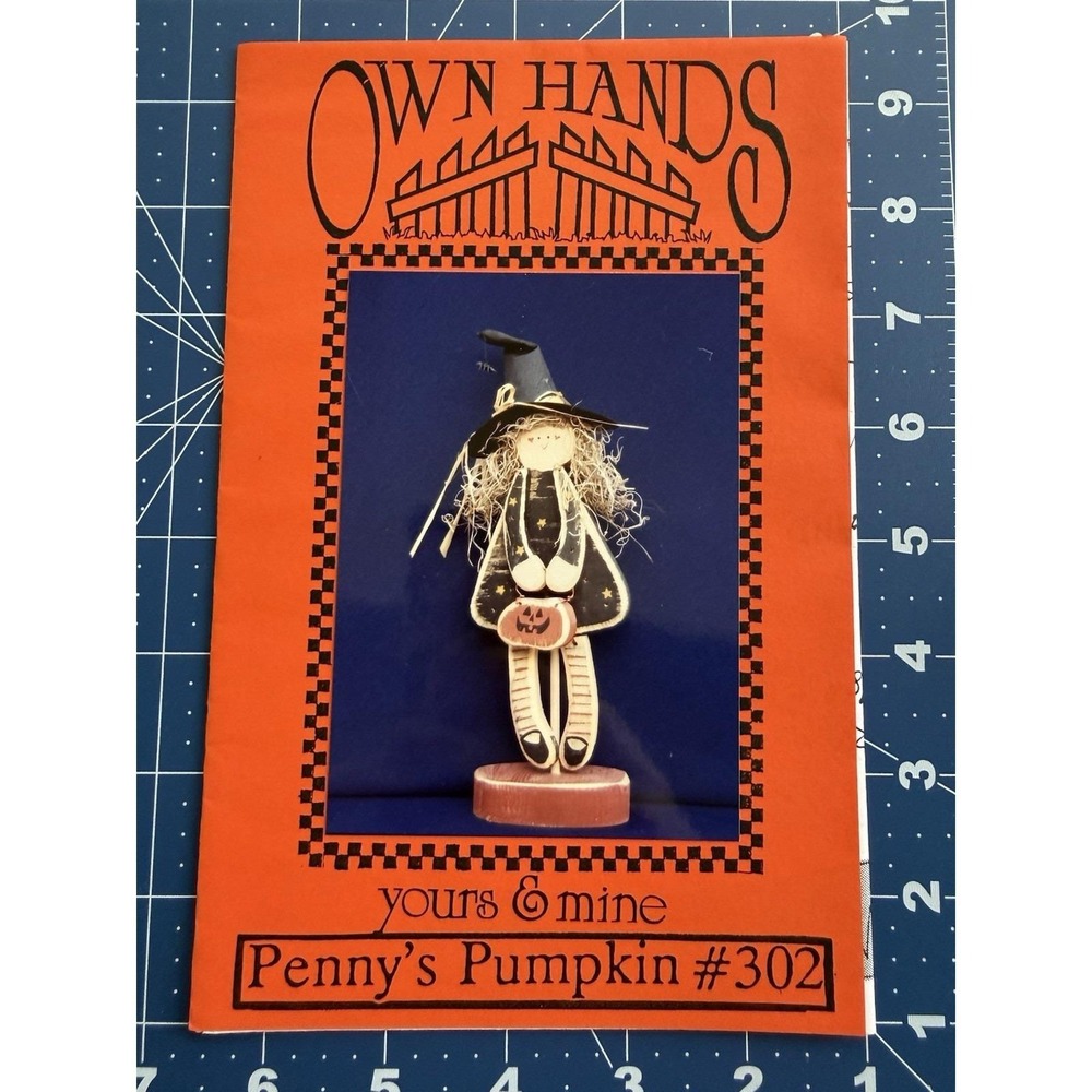 Own Hands Yours & Mine PENNY'S PUMPKIN # 302 Tole Paint‎ Pattern Packet UC